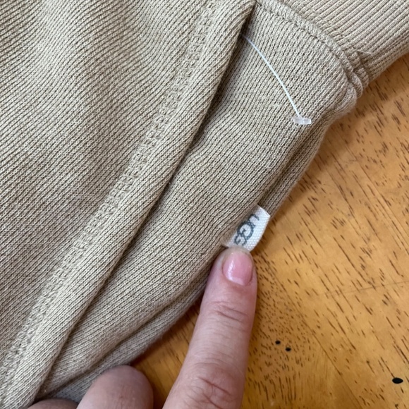 UGG Mens Reynold Jogger Beige Sweatpants Drawstring Pants Loungewear, Size XL - Picture 6 of 11